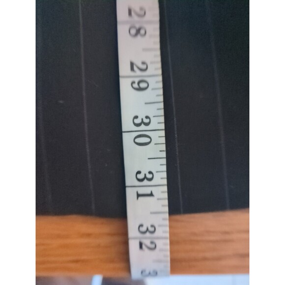 Norma Kamali Boyfriend Blazer Jacket Black Pin Stripe  Single Button NWT - Picture 10 of 10